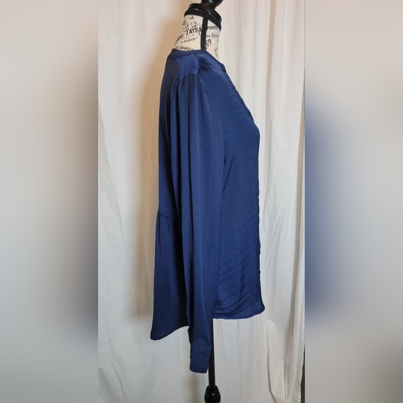 A.P.C. Deep Blue Women's Blouse - Picture 9 of 9